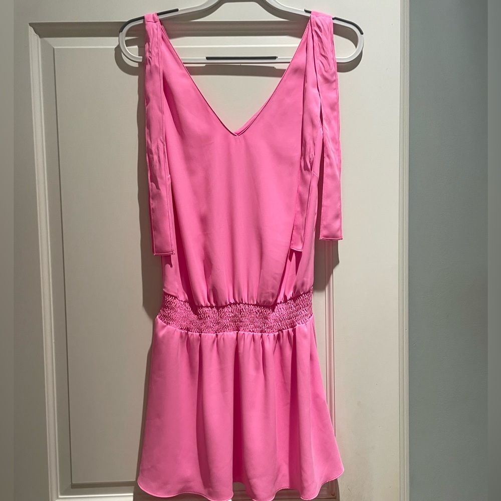 Amanda Uprichard pink mini dress